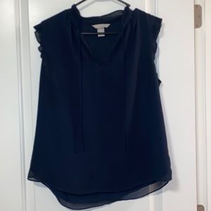 Navy blue blouse